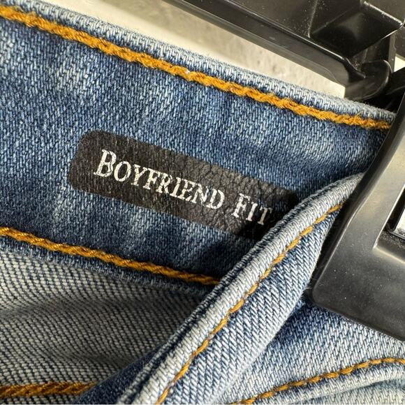 Judy Blue jean bleach splatter ripped raw hem size 1 denim Distressed Blue Jeans - Picture 8 of 12